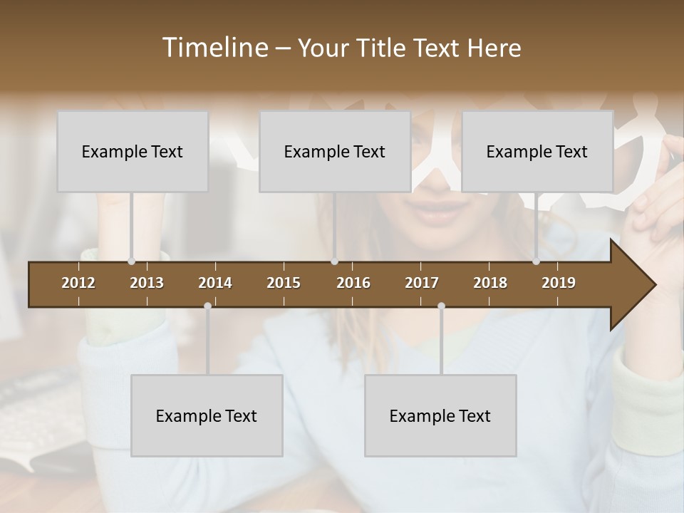Officeinterior Paper Twopeople PowerPoint Template