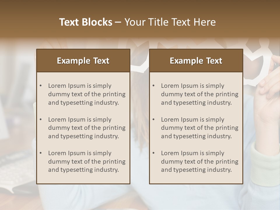 Officeinterior Paper Twopeople PowerPoint Template