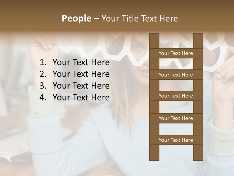 Officeinterior Paper Twopeople PowerPoint Template