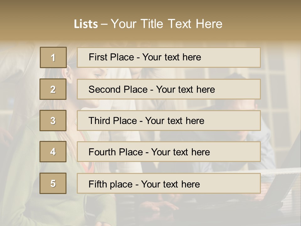 Print Thought Images PowerPoint Template