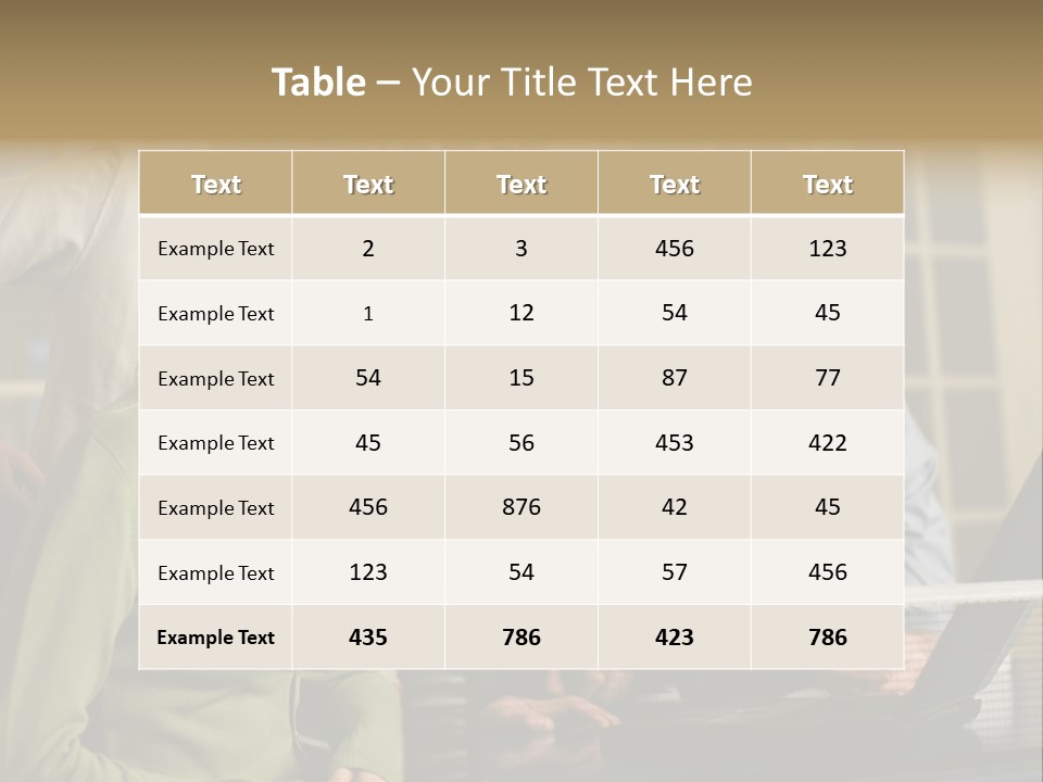 Print Thought Images PowerPoint Template