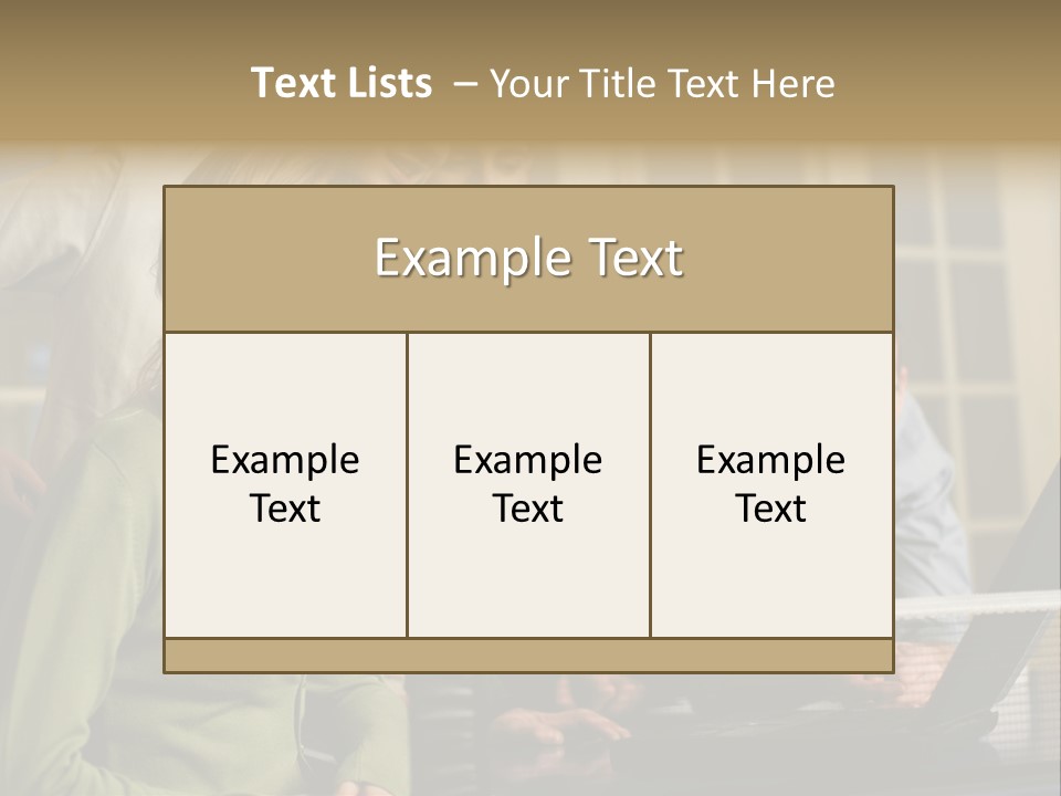 Print Thought Images PowerPoint Template