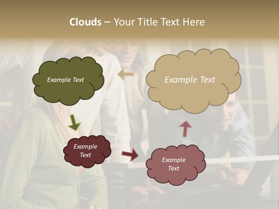 Print Thought Images PowerPoint Template