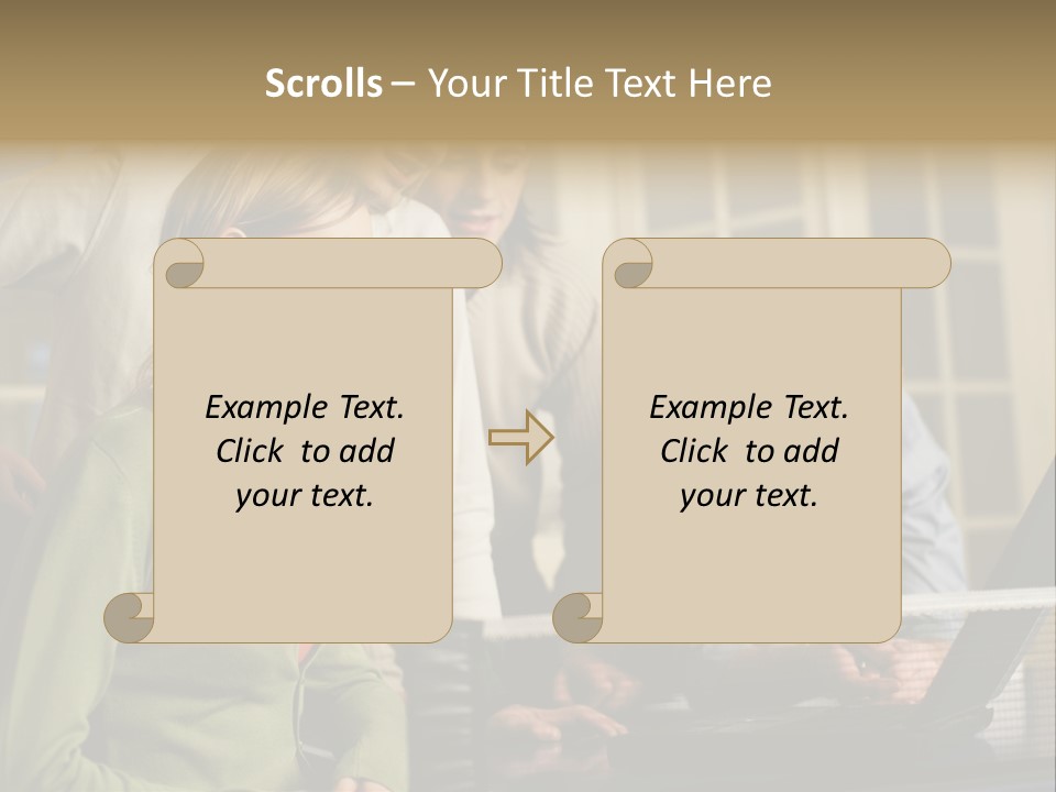 Print Thought Images PowerPoint Template