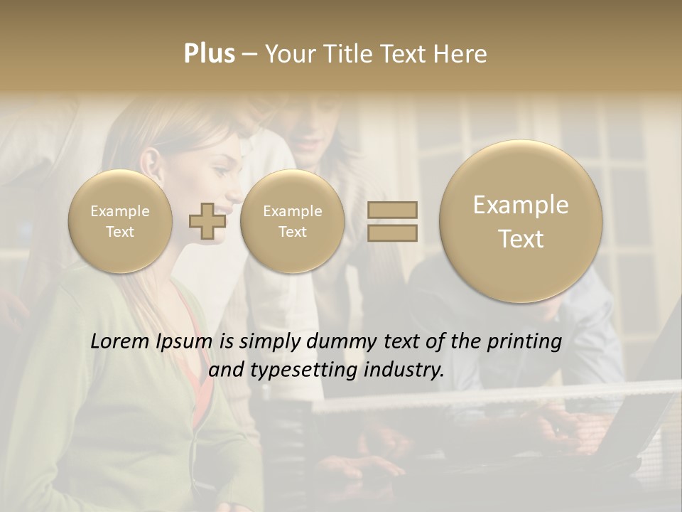 Print Thought Images PowerPoint Template