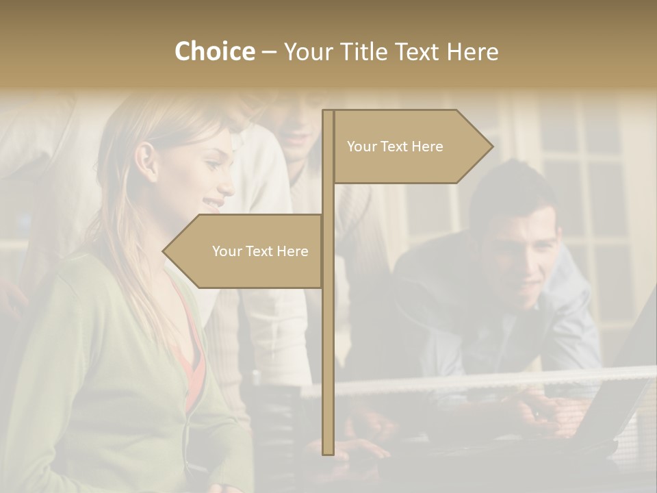 Print Thought Images PowerPoint Template