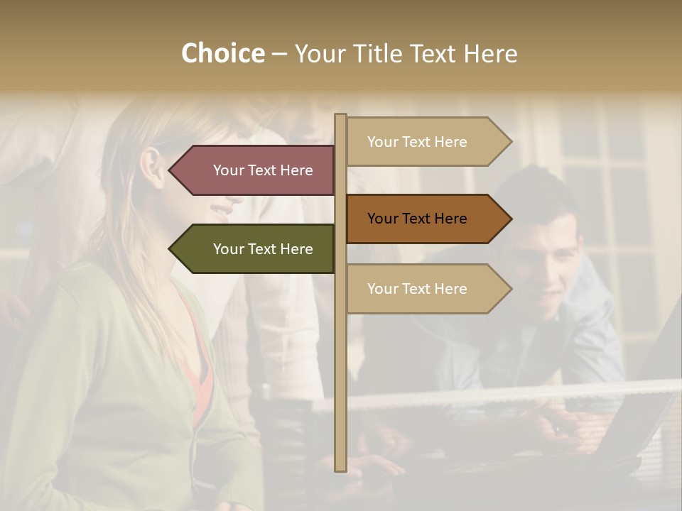 Print Thought Images PowerPoint Template