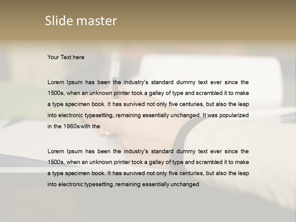 Ethnicity Royaltyfree Poster PowerPoint Template