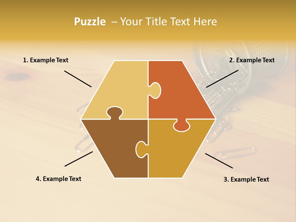 Rotary Card File On A Desk PowerPoint Template