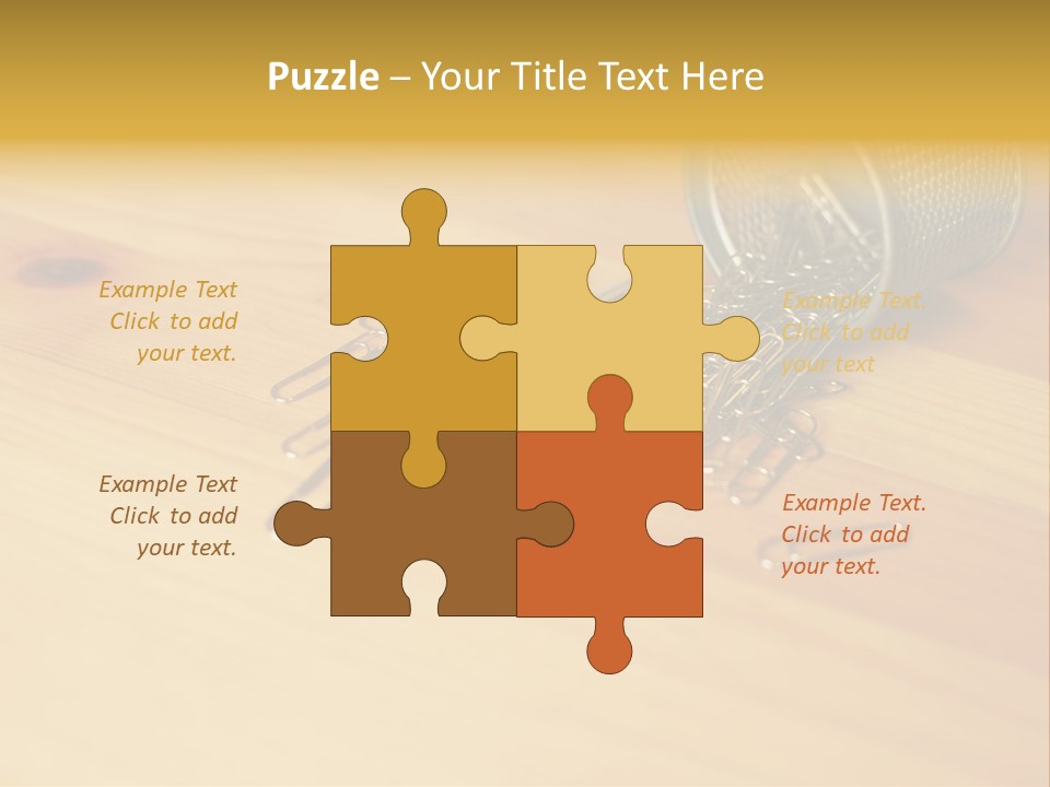 Rotary Card File On A Desk PowerPoint Template