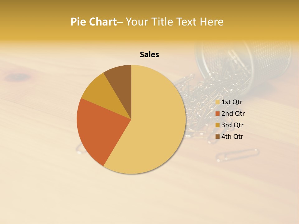 Rotary Card File On A Desk PowerPoint Template
