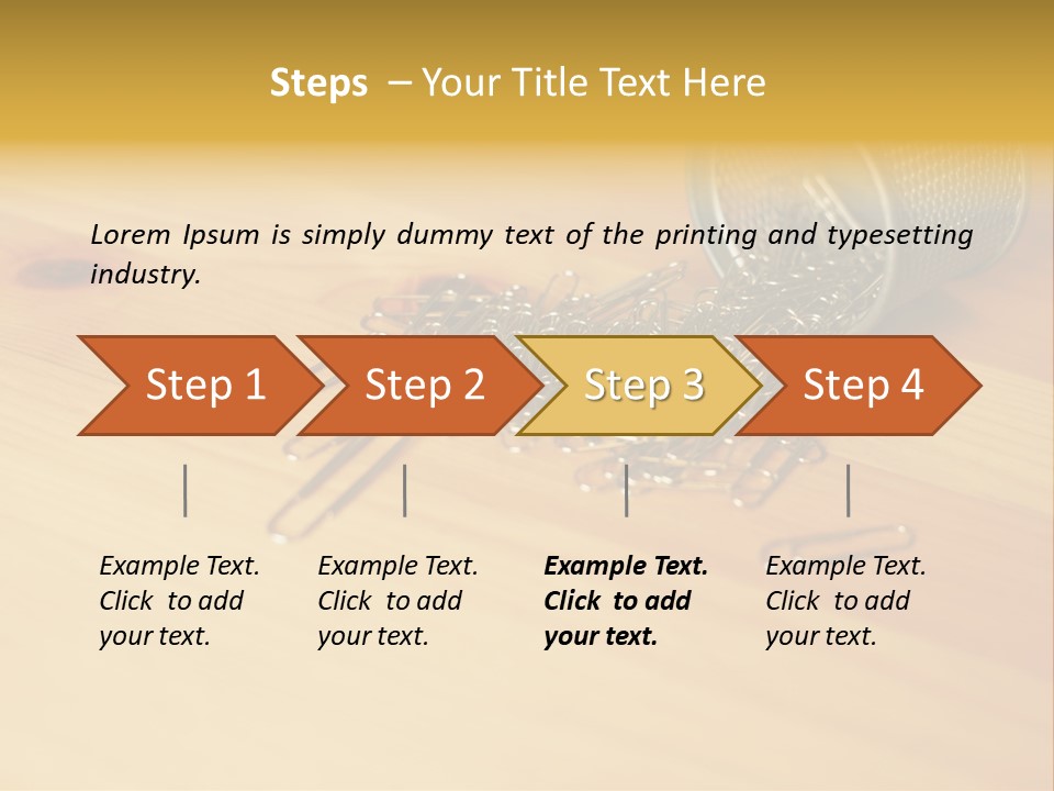 Rotary Card File On A Desk PowerPoint Template
