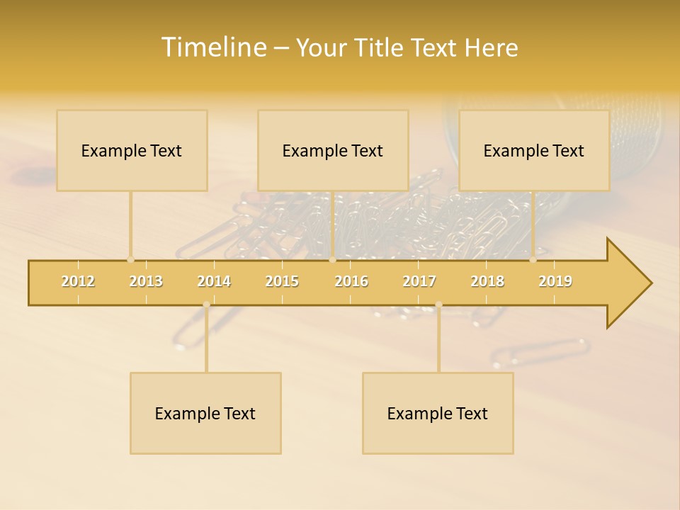 Rotary Card File On A Desk PowerPoint Template