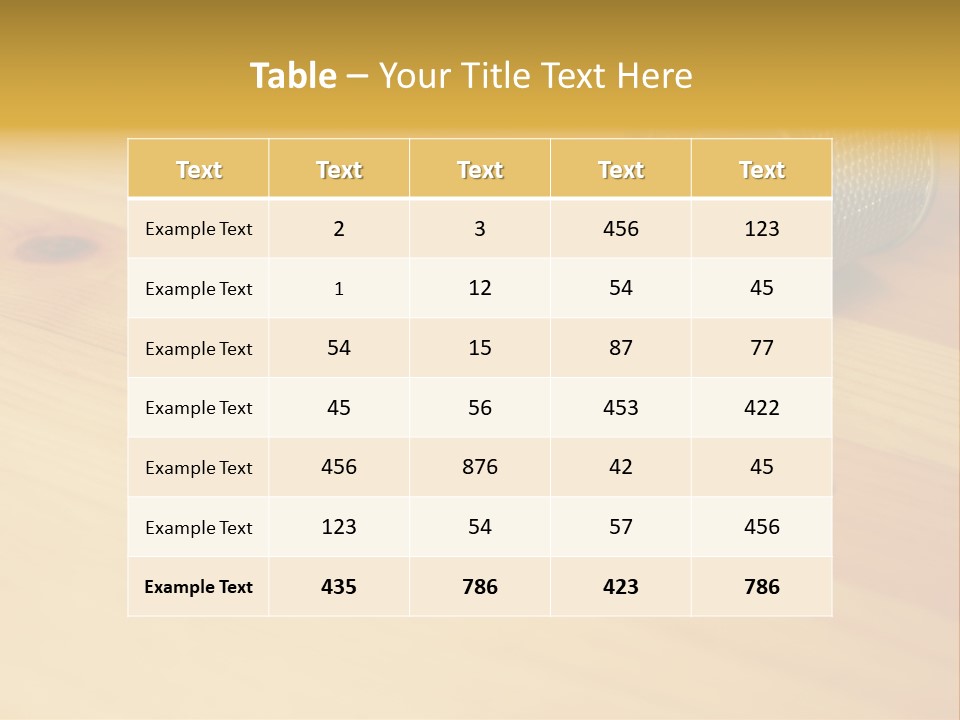 Rotary Card File On A Desk PowerPoint Template
