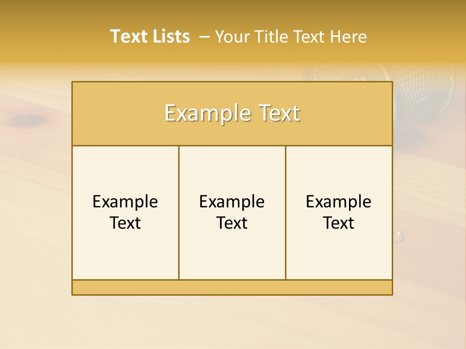 Rotary Card File On A Desk PowerPoint Template
