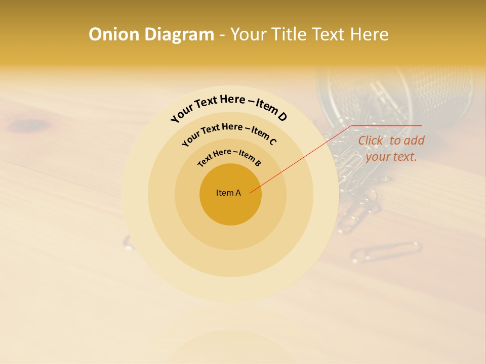 Rotary Card File On A Desk PowerPoint Template