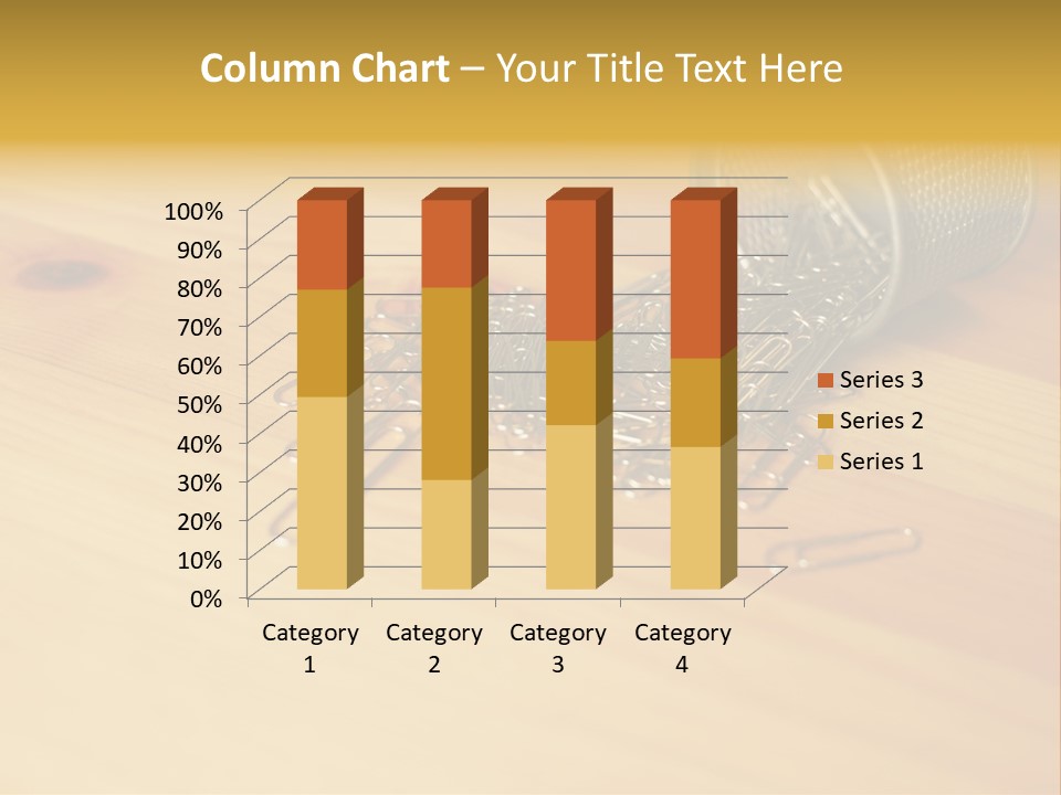 Rotary Card File On A Desk PowerPoint Template