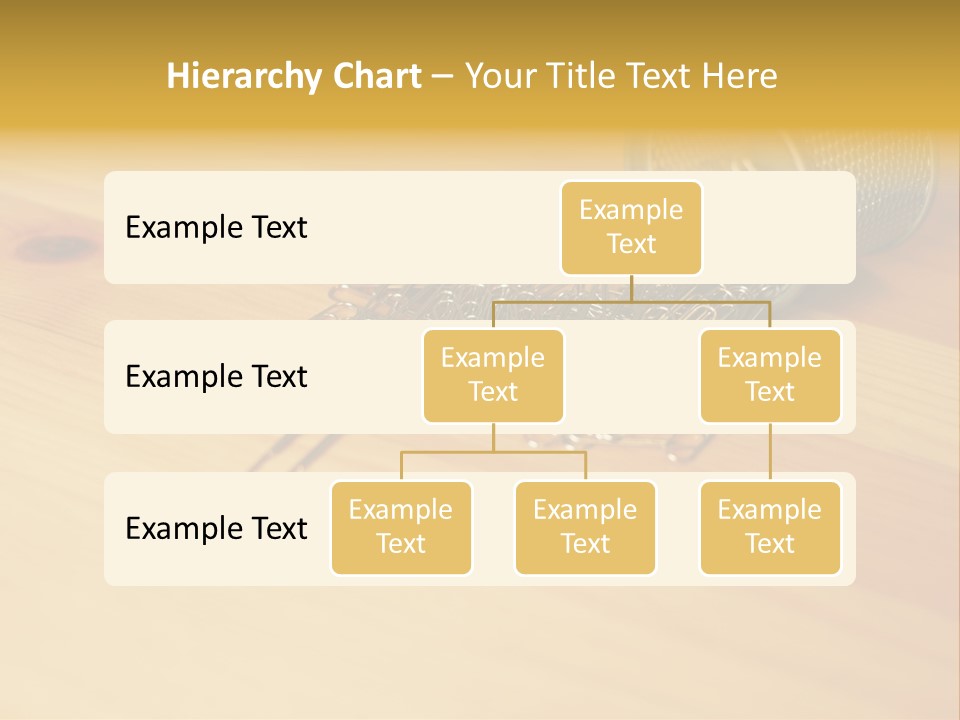 Rotary Card File On A Desk PowerPoint Template