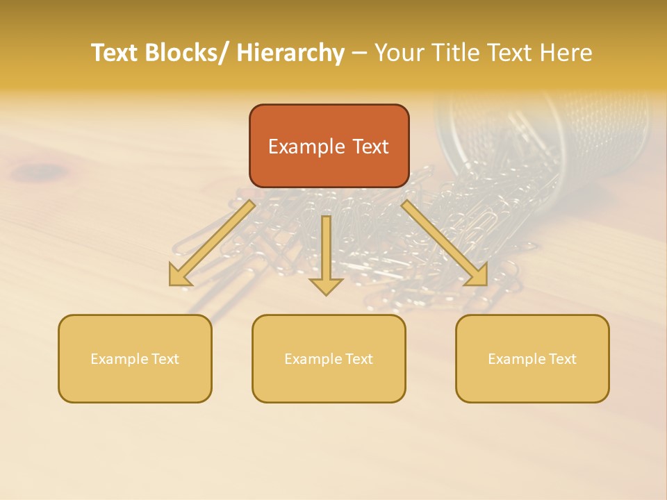 Rotary Card File On A Desk PowerPoint Template