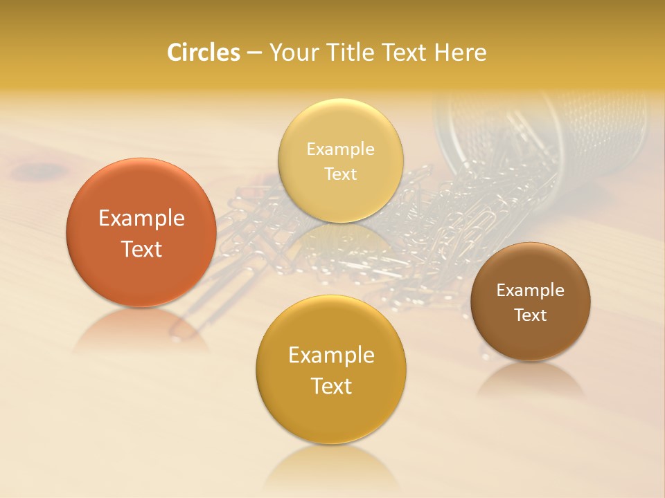 Rotary Card File On A Desk PowerPoint Template