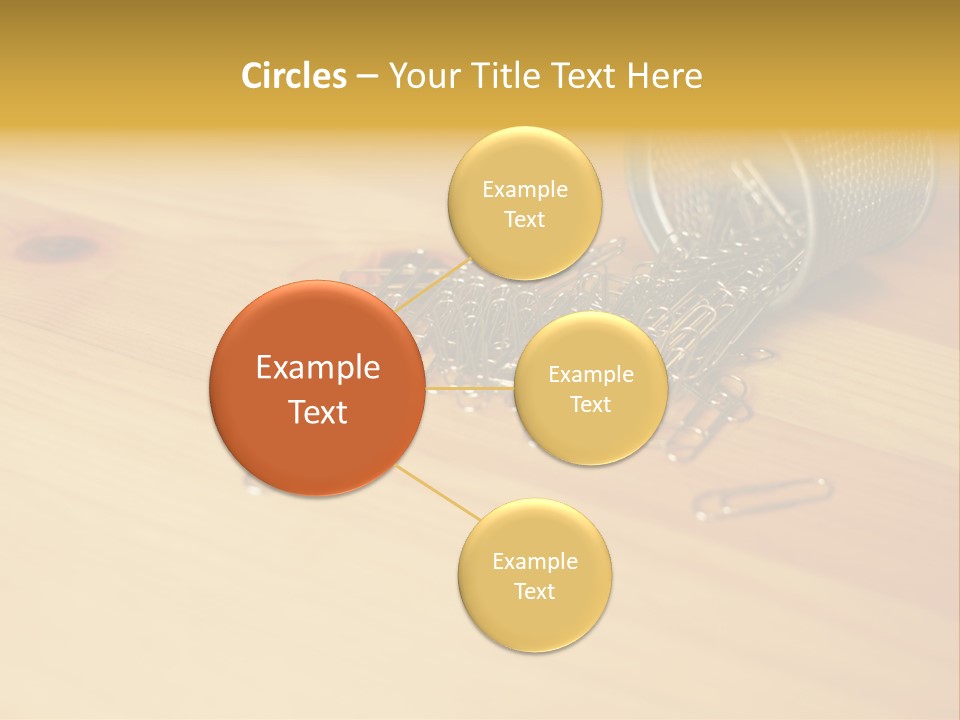 Rotary Card File On A Desk PowerPoint Template