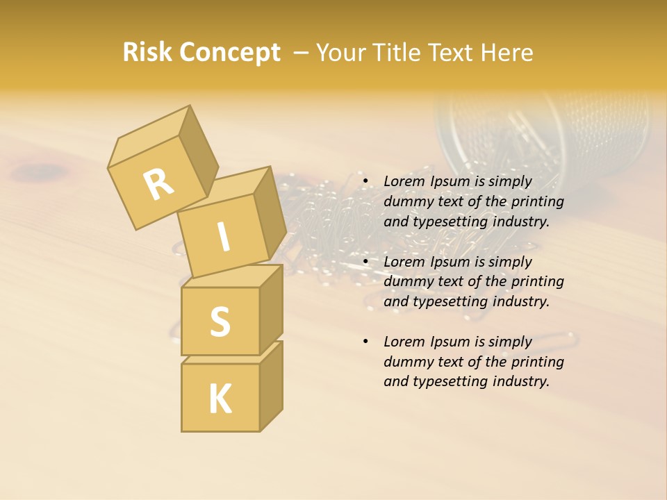 Rotary Card File On A Desk PowerPoint Template
