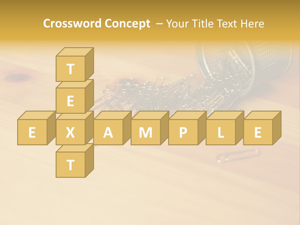 Rotary Card File On A Desk PowerPoint Template