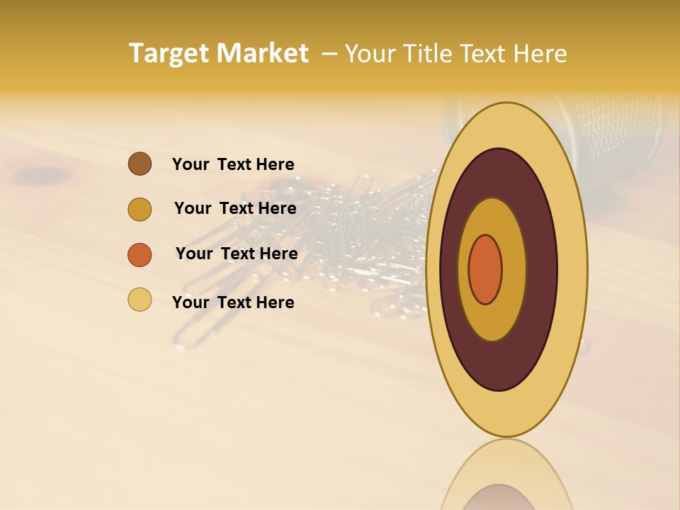 Rotary Card File On A Desk PowerPoint Template