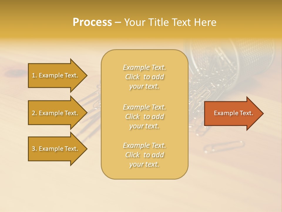 Rotary Card File On A Desk PowerPoint Template
