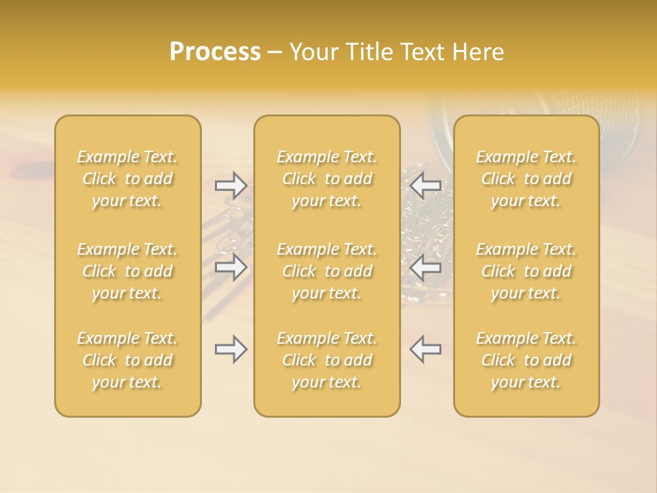Rotary Card File On A Desk PowerPoint Template