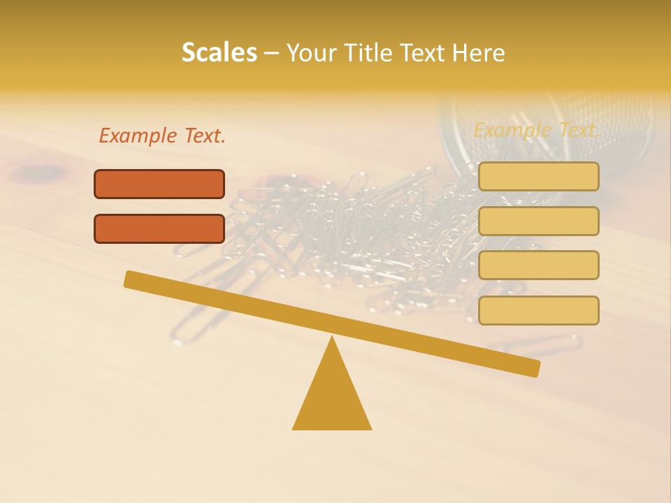 Rotary Card File On A Desk PowerPoint Template