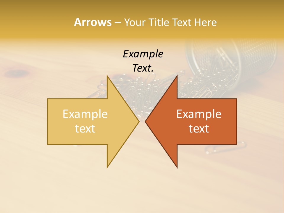 Rotary Card File On A Desk PowerPoint Template