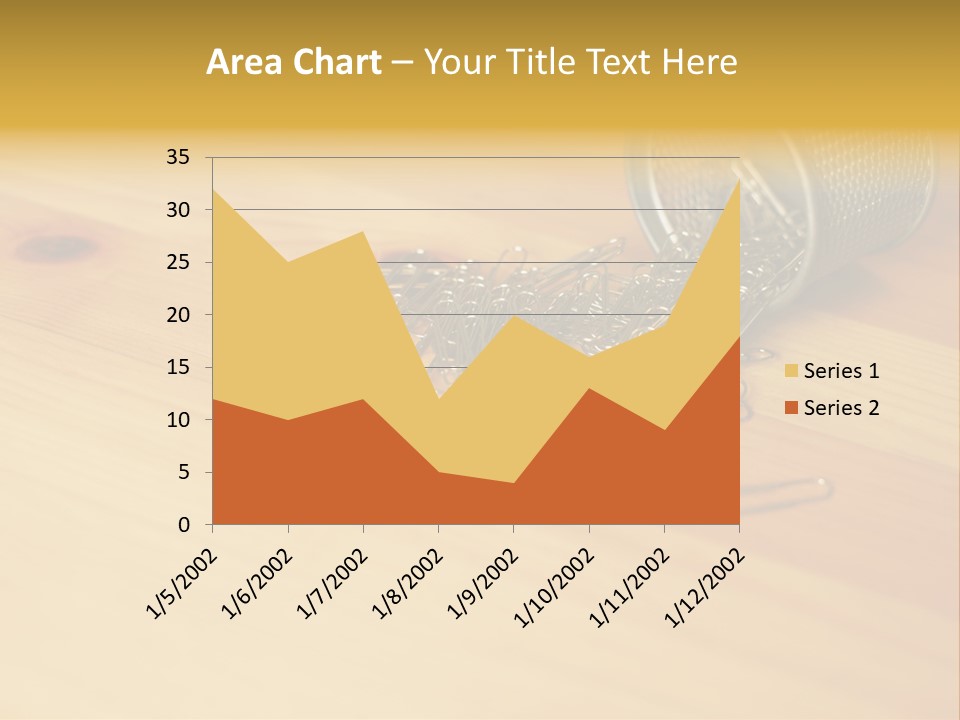 Rotary Card File On A Desk PowerPoint Template