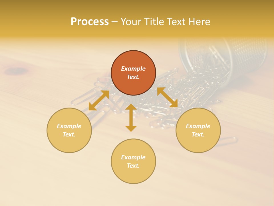 Rotary Card File On A Desk PowerPoint Template