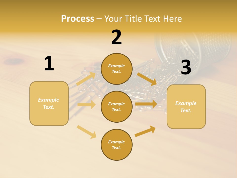 Rotary Card File On A Desk PowerPoint Template