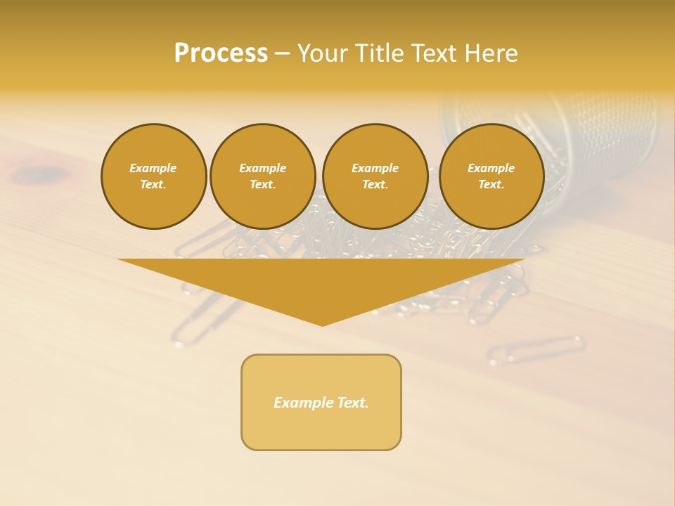 Rotary Card File On A Desk PowerPoint Template