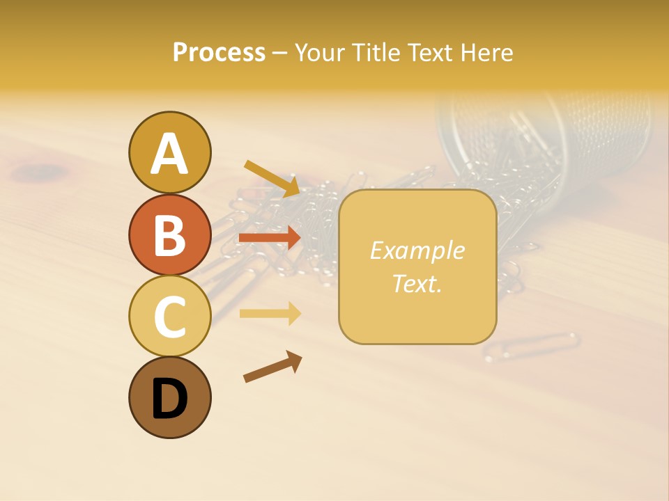 Rotary Card File On A Desk PowerPoint Template