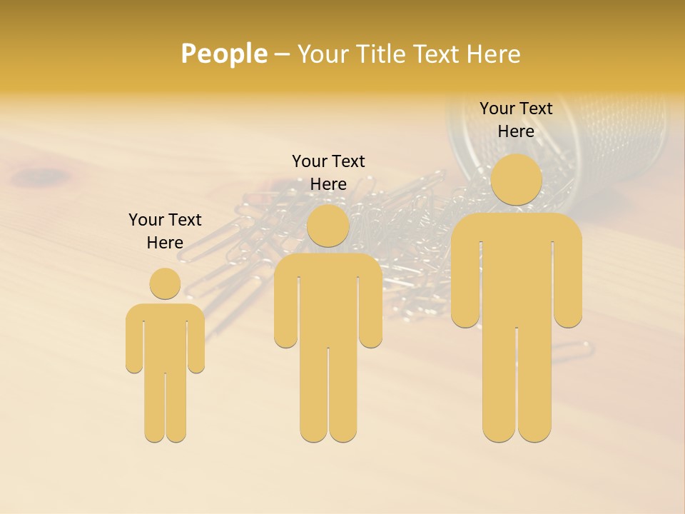 Rotary Card File On A Desk PowerPoint Template