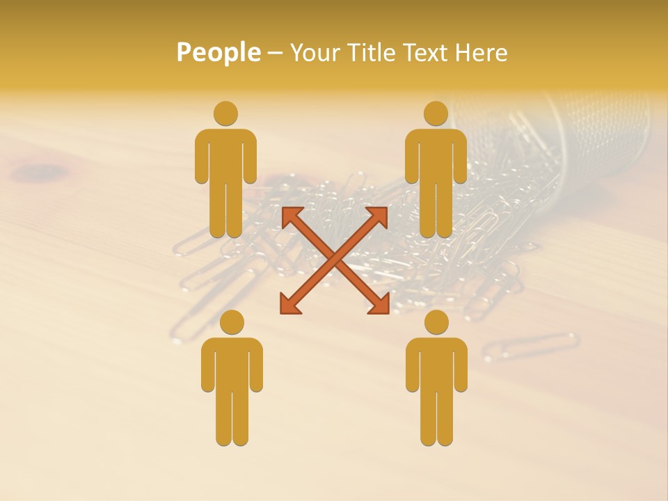 Rotary Card File On A Desk PowerPoint Template