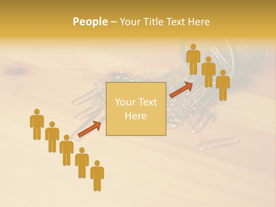 Rotary Card File On A Desk PowerPoint Template