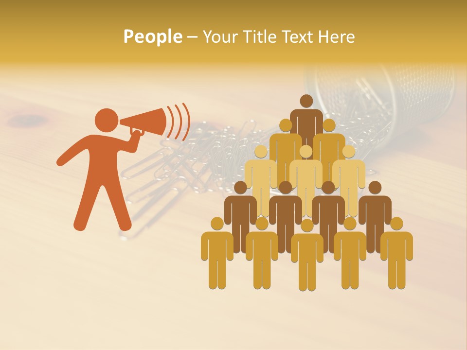 Rotary Card File On A Desk PowerPoint Template