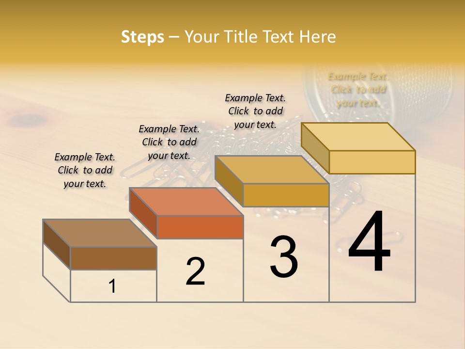 Rotary Card File On A Desk PowerPoint Template