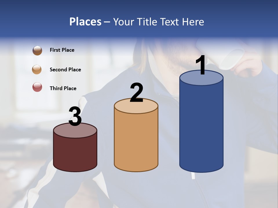 Inside Contemplation Officeinterior PowerPoint Template