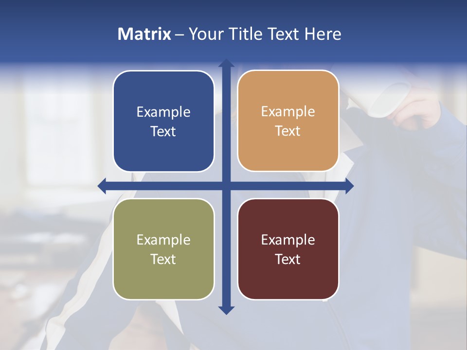 Inside Contemplation Officeinterior PowerPoint Template