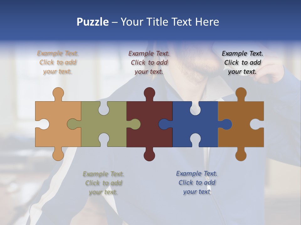 Inside Contemplation Officeinterior PowerPoint Template