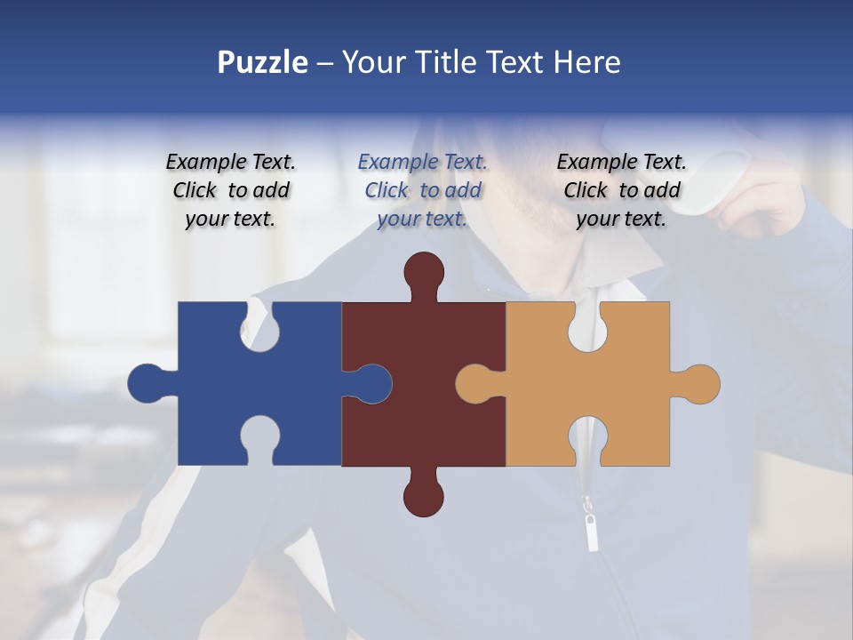 Inside Contemplation Officeinterior PowerPoint Template