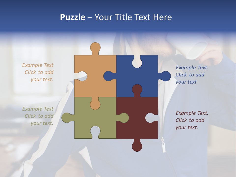 Inside Contemplation Officeinterior PowerPoint Template