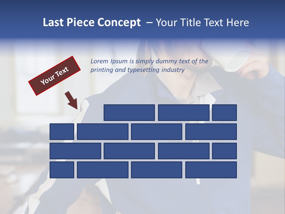 Inside Contemplation Officeinterior PowerPoint Template