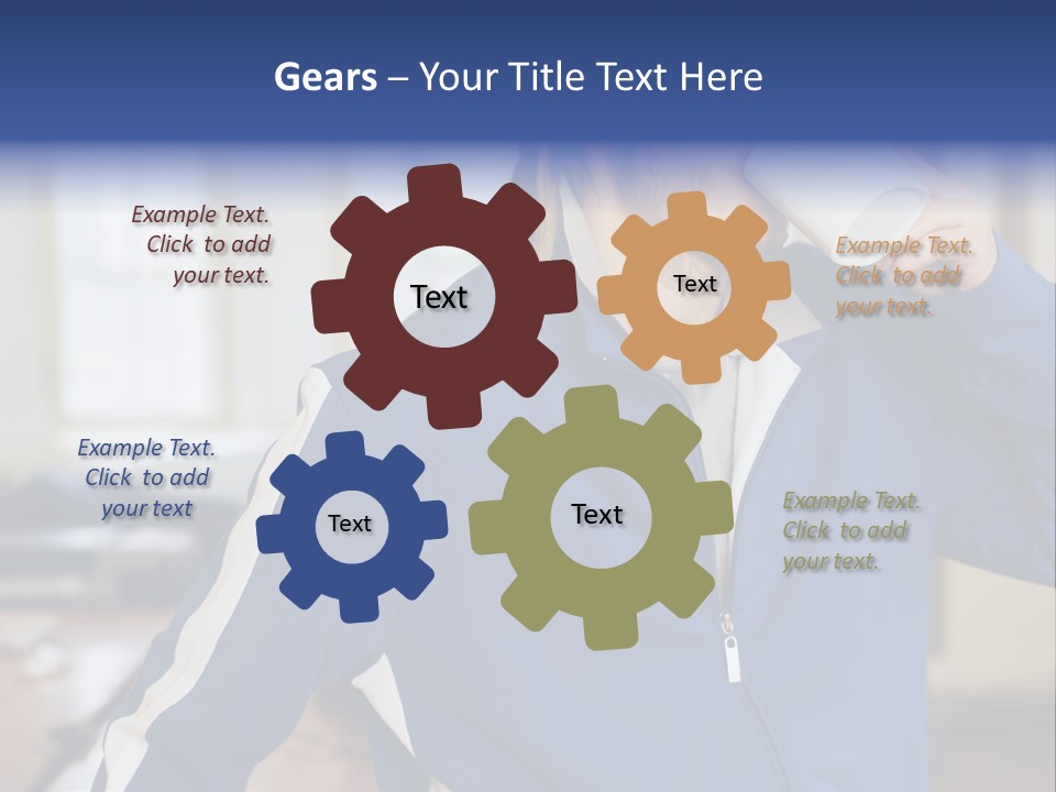 Inside Contemplation Officeinterior PowerPoint Template