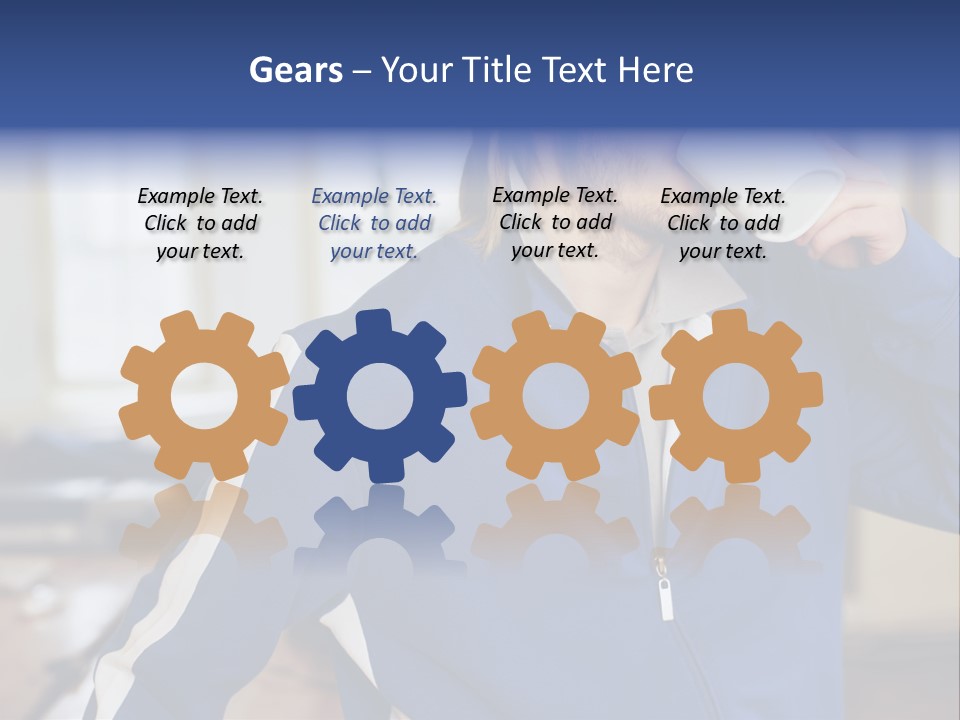 Inside Contemplation Officeinterior PowerPoint Template